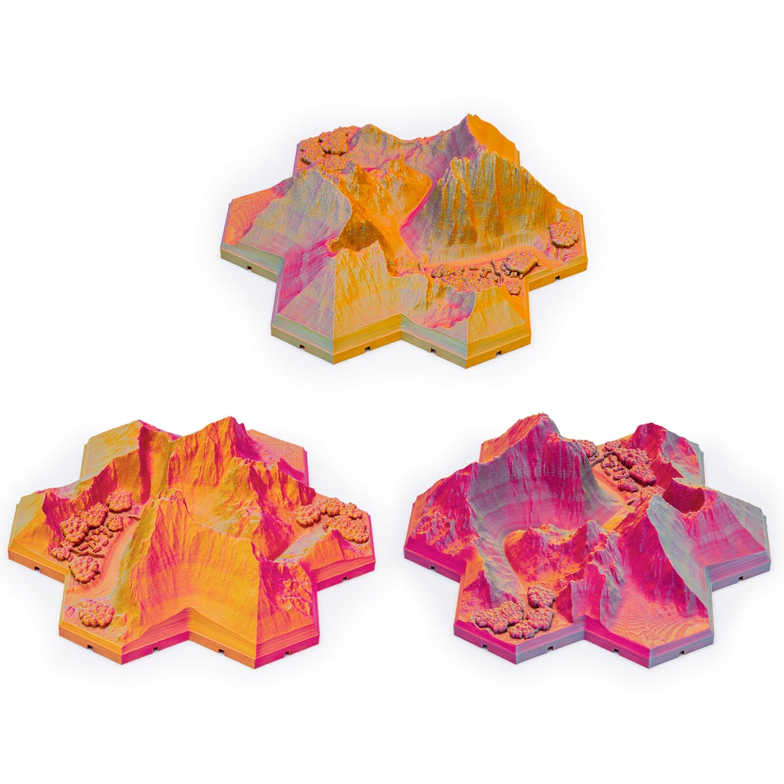 ZIRO Triple Color Co-extrusion Matte PLA Filament - 1kg, 1.75mm