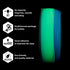 ZIRO Gradient Color Glow in Dark Rainbow PLA Filament - 1kg, 1.75mm, GID rainbow
