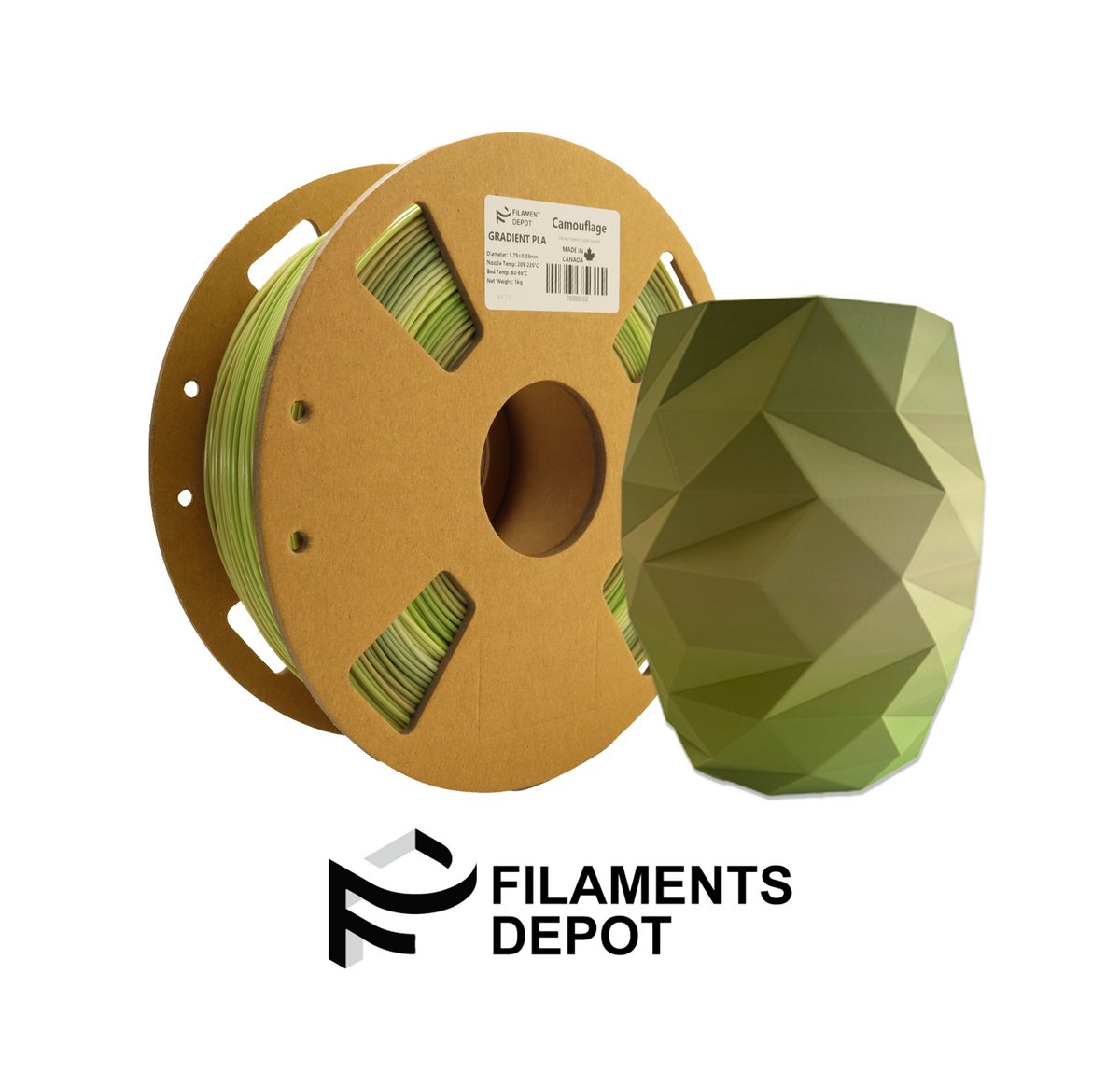 Filaments Depot Gradient PLA - 1.75mm 1kg
