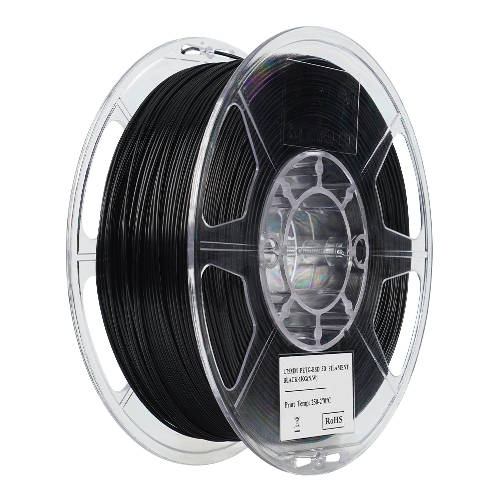 eSUN Filament PETG ESD Noir - 1,75 mm 1 kg