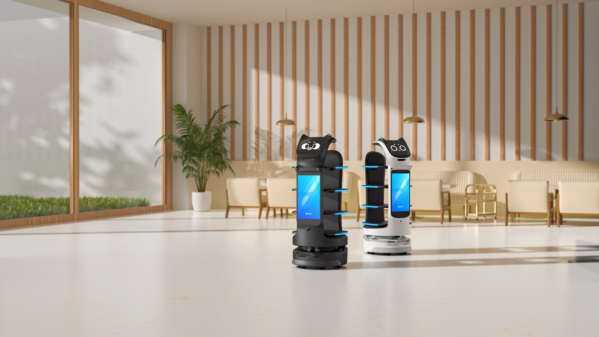 Robotique de service Bella Bot Pro - Robot de livraison et de publicité haut de gamme