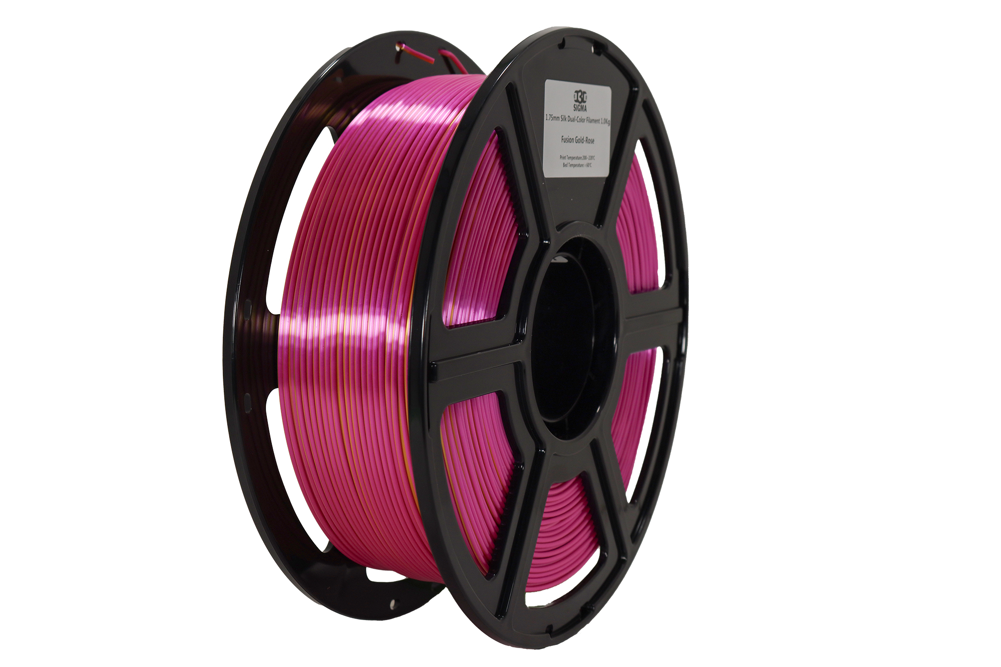 D3D Sigma Silk PLA Multi-Colour Filament 1.75mm 1kg Spool Various Colors - Digitmakers.ca