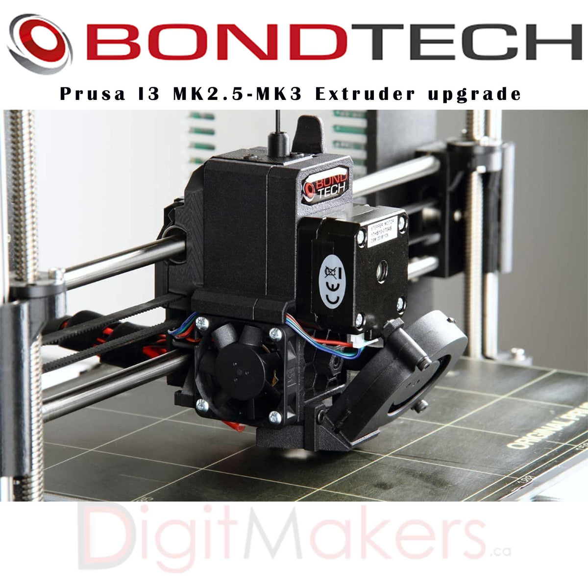 BondTech Prusa I3 MK2.5 MK3 Extruder Upgrade Kit - Digitmakers.ca providing 3d printers, 3d scanners, 3d filaments, 3d printing material , 3d resin , 3d parts , 3d printing services